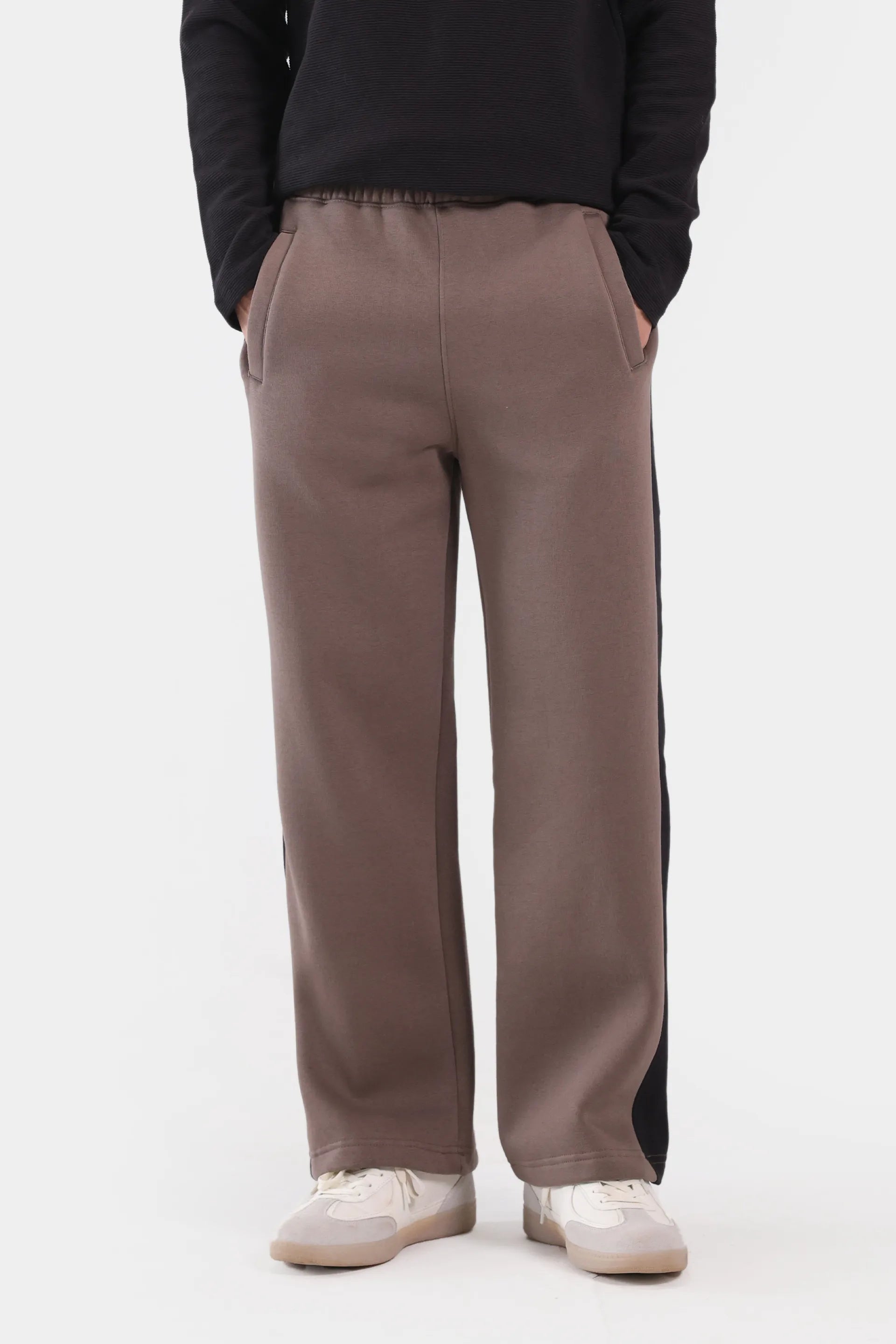 Contrast Side Striped Trousers - Cougar Clothing