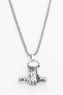 Dumbbell Pendant Chain Necklace