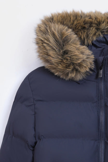 Quilted Faux Fur Jacket - Cougar Clothing