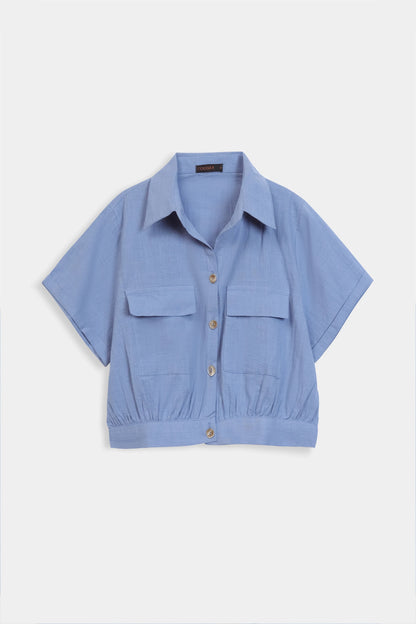 Cross-Hatch Crop Top