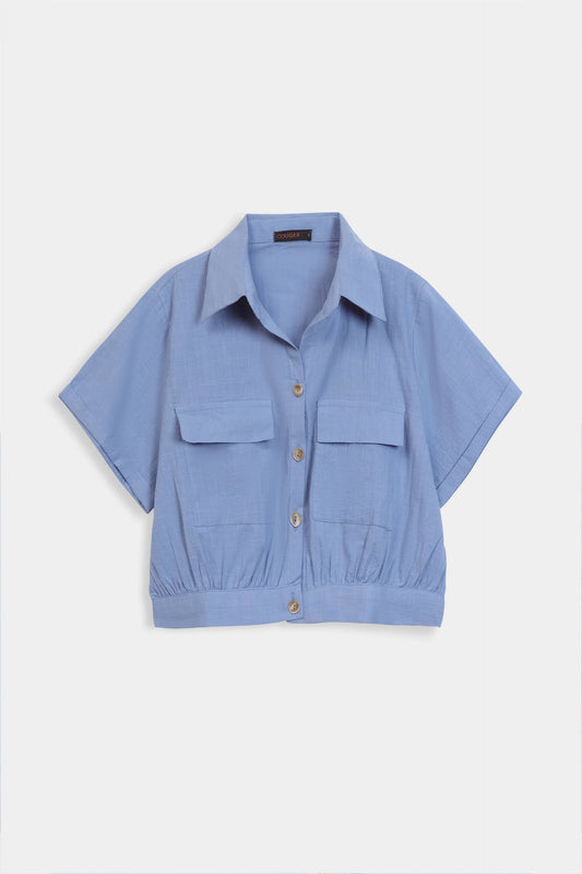 Cross-Hatch Crop Top