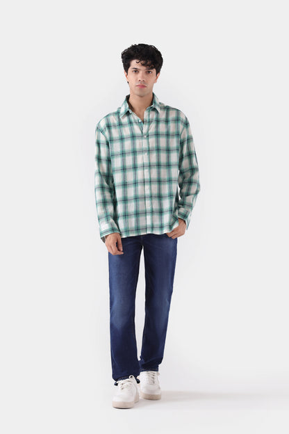 Jacquard Check Shirt - Cougar Clothing