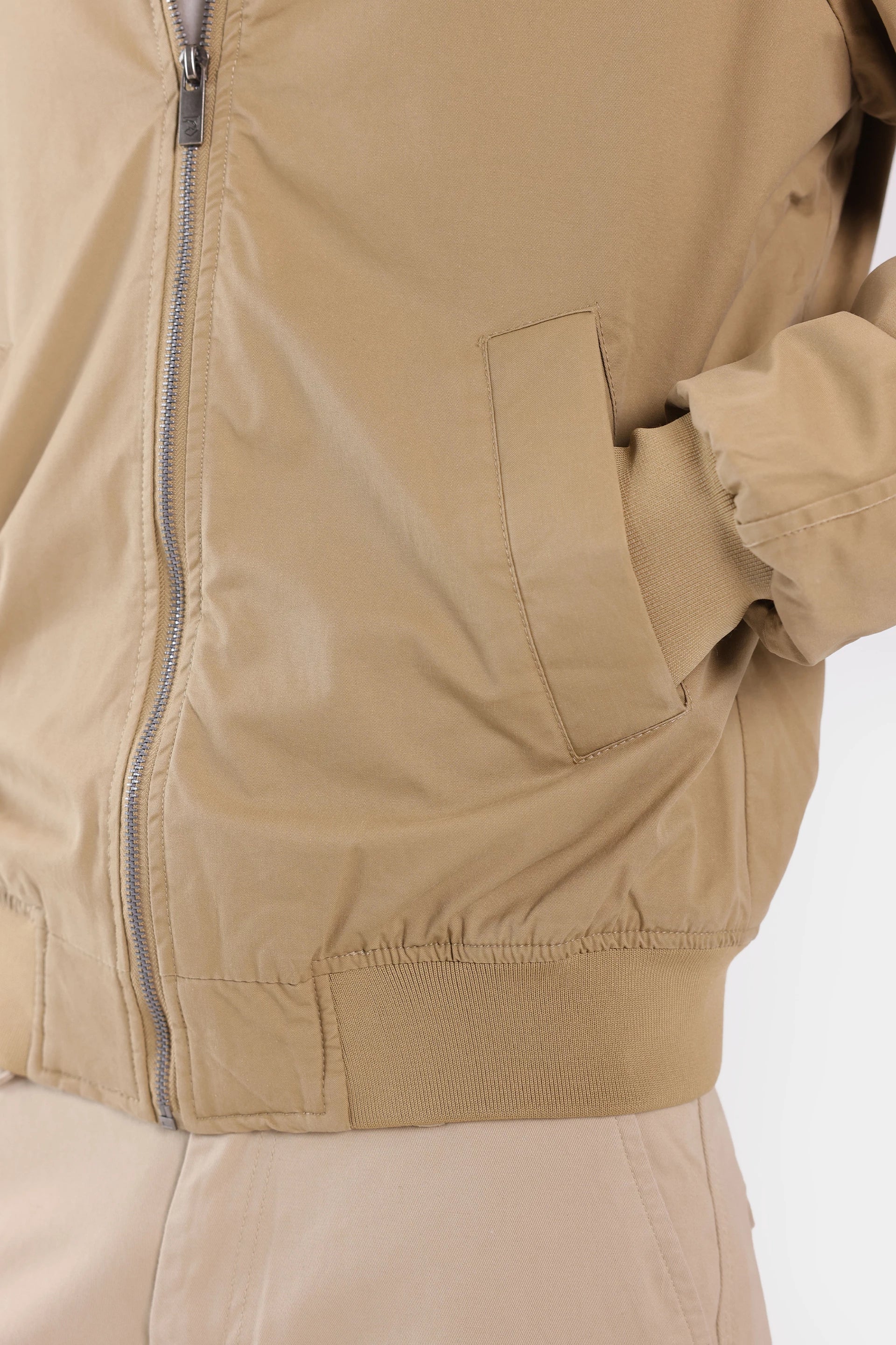 Ribbed Trimmed Jacket - Cougar Clothing