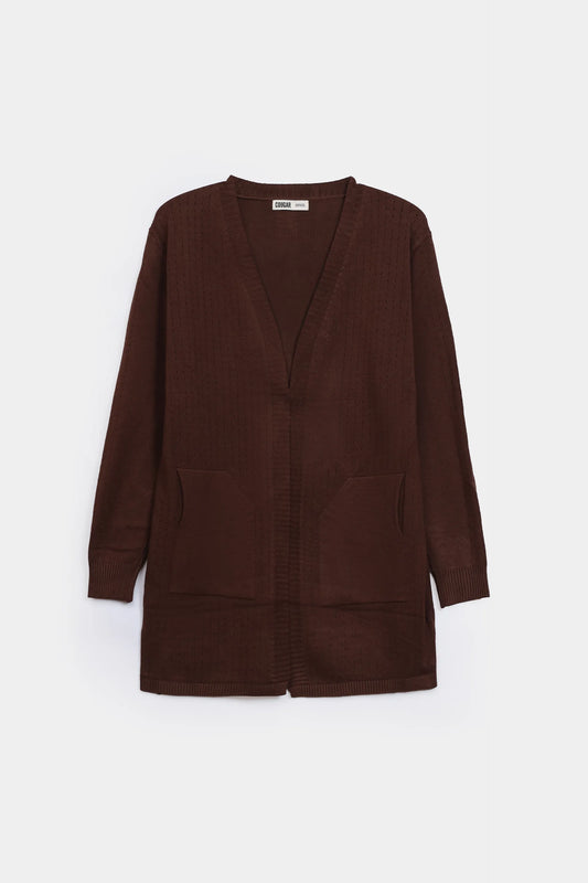 Fine Gauge Knit Cardigan - Cougar Clothing