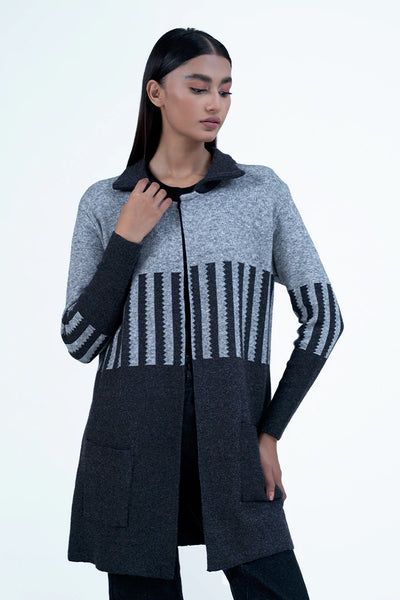 Double Pocket Fine Gauge Cardigan Sweater