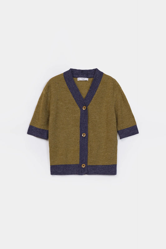 Contrast Trimmed Cardigan - Cougar Clothing