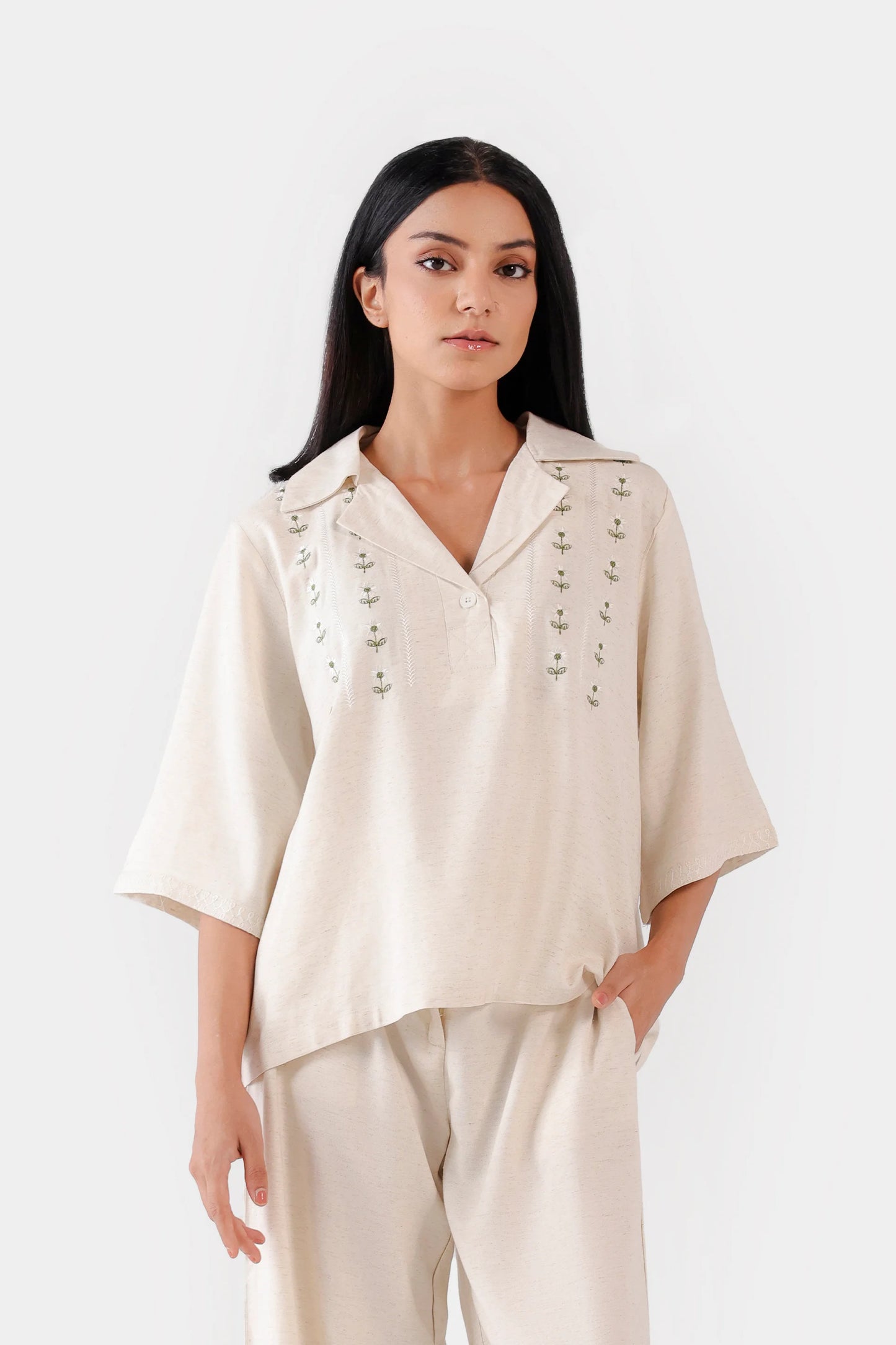 Daybreak Embroidered Blouse - Cougar Clothing