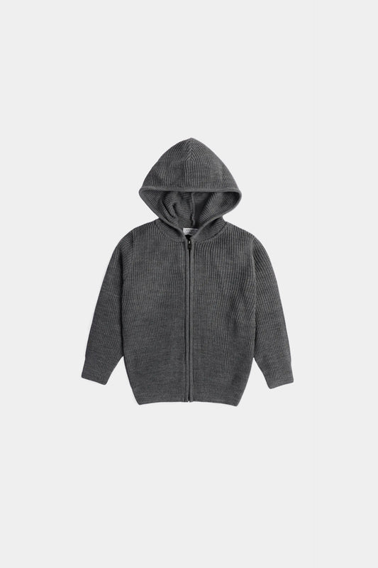 Hooded Zipper Cardigan - Cougar Clothing