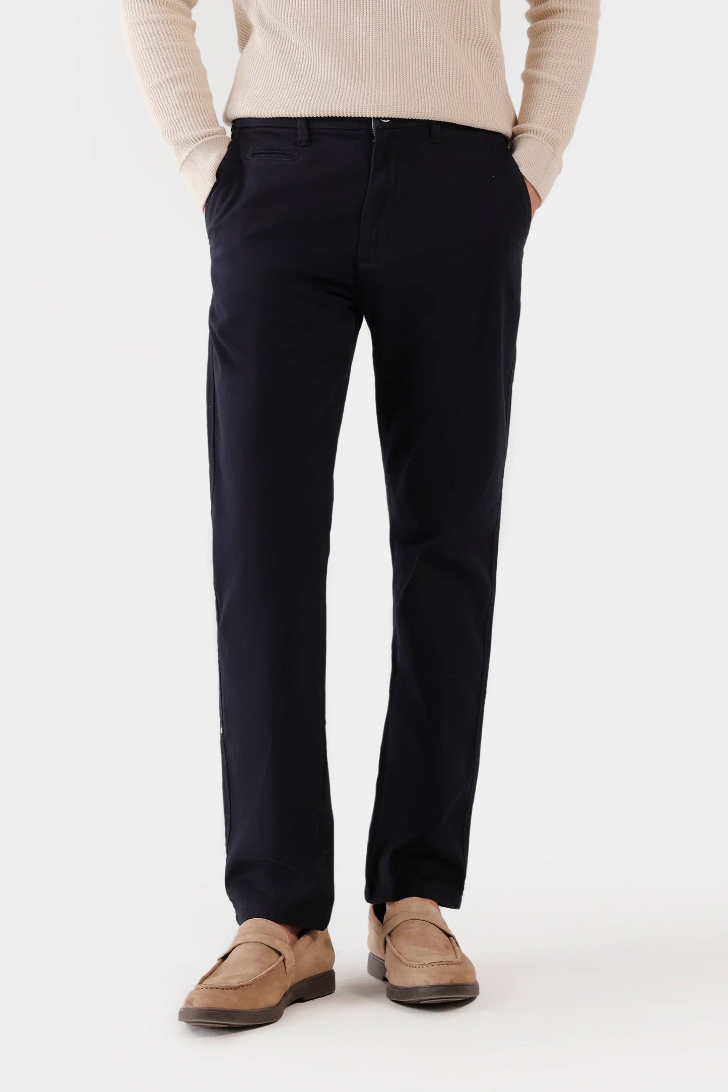 Relaxed Textured Chino Pants - Cougar Clothing