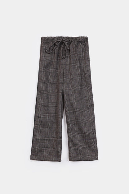 Textured Check Trousers - Cougar Clothing