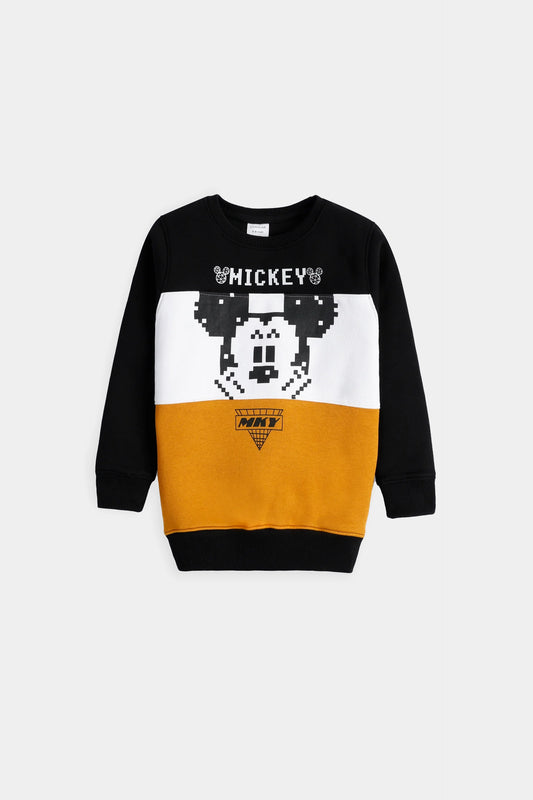 Color Block Graphic Sweatshirt - Cougar Clothing