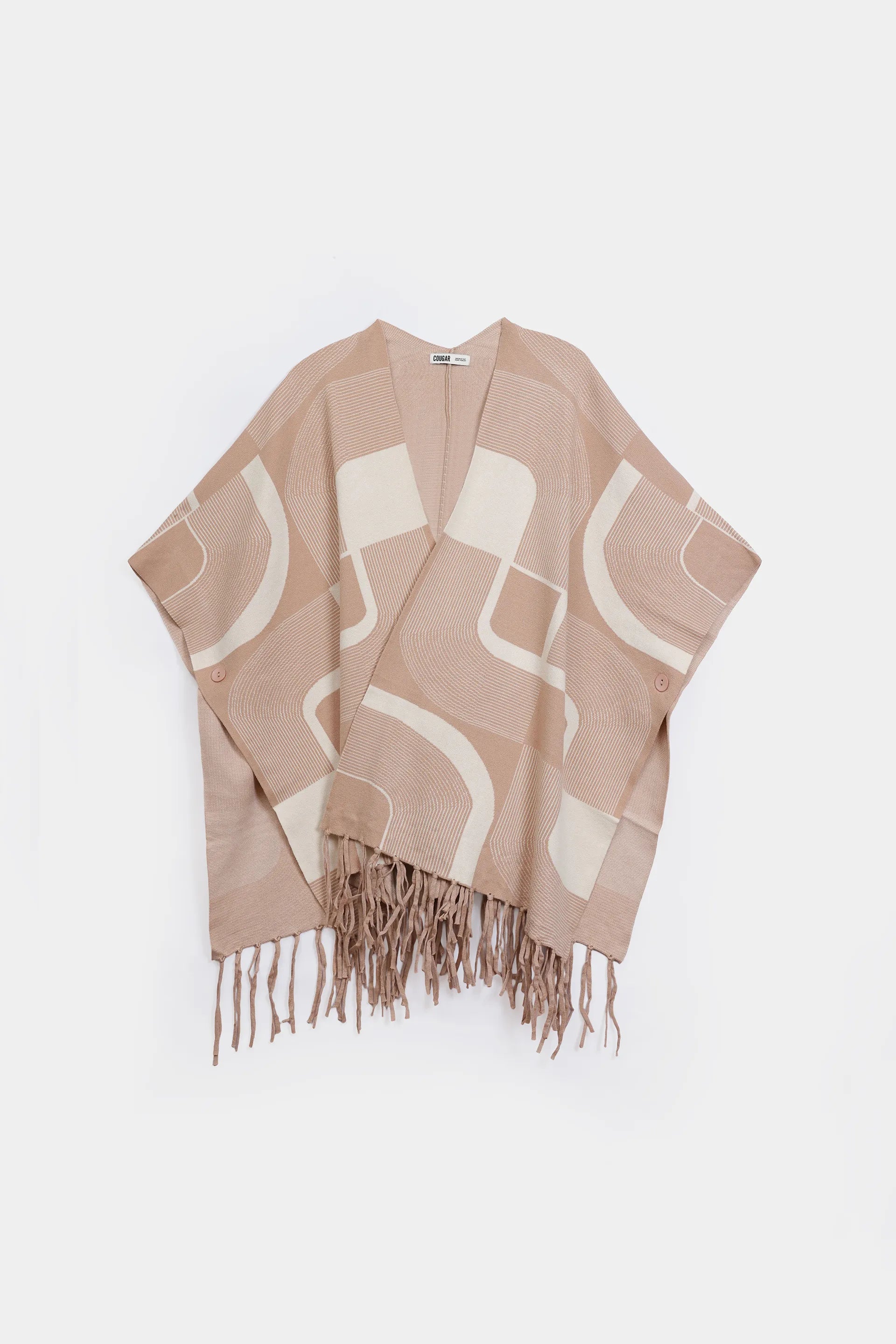 Patterned Cape Shawl - Cougar Clothing