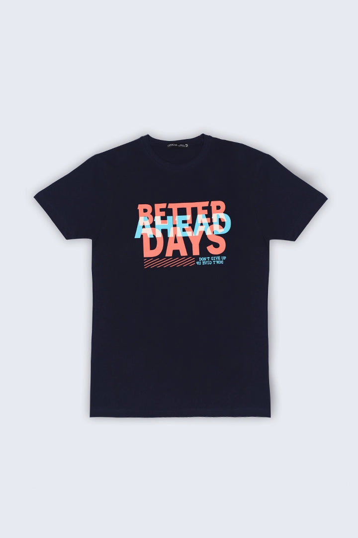 Navy Graphic T-Shirt
