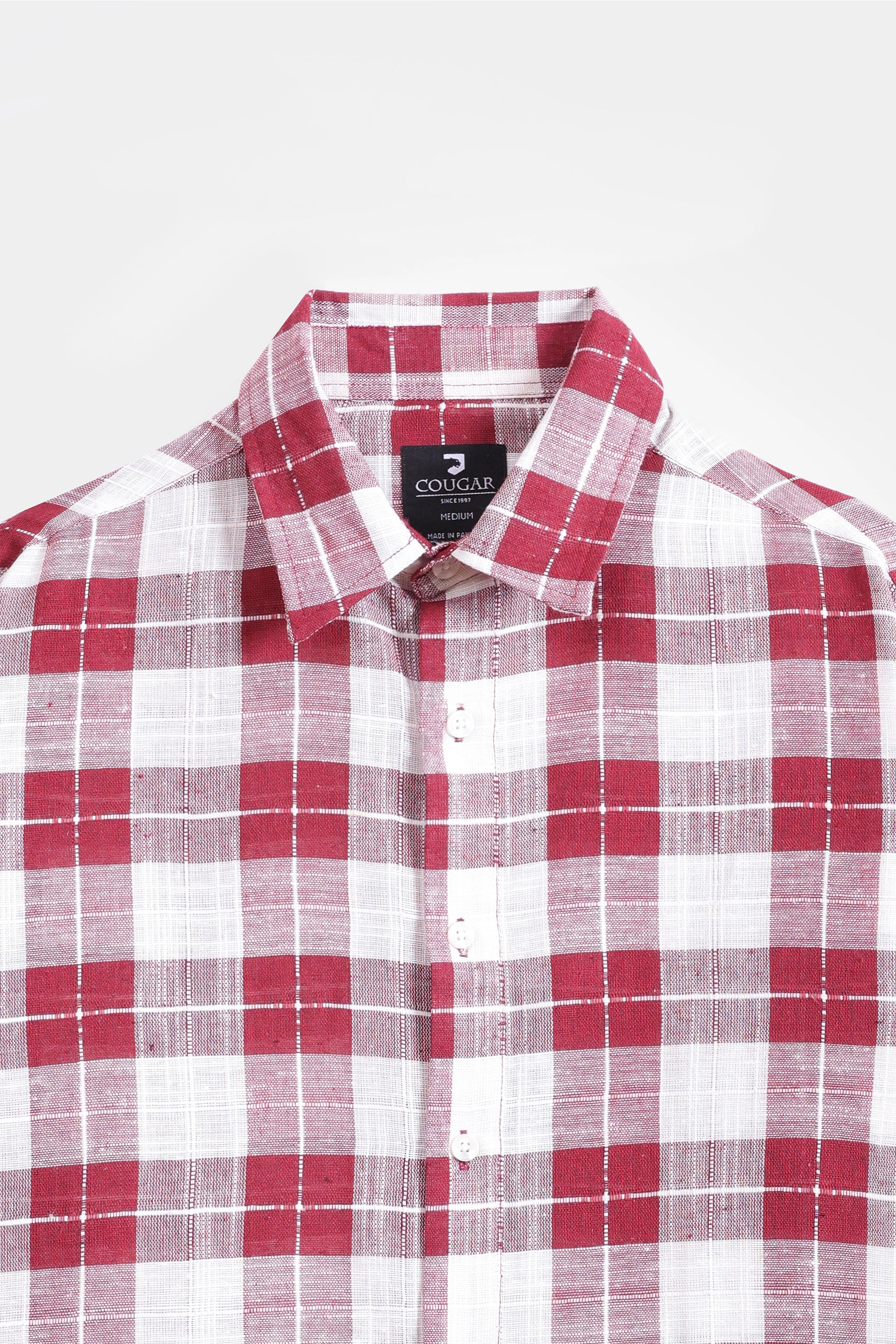 Jacquard Check Shirt - Cougar Clothing