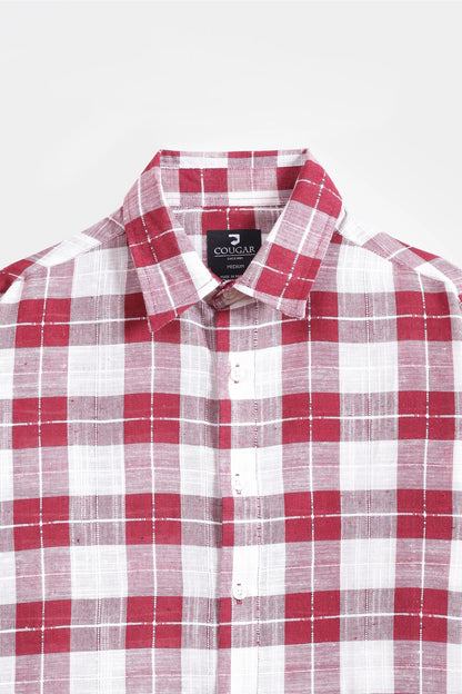 Jacquard Check Shirt - Cougar Clothing