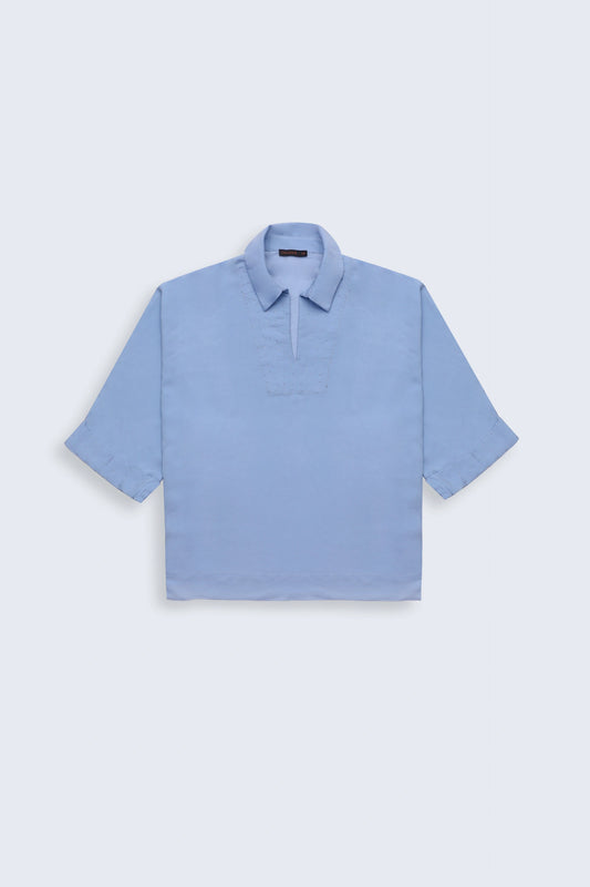 Embellished Silk Top - Cougar Clothing