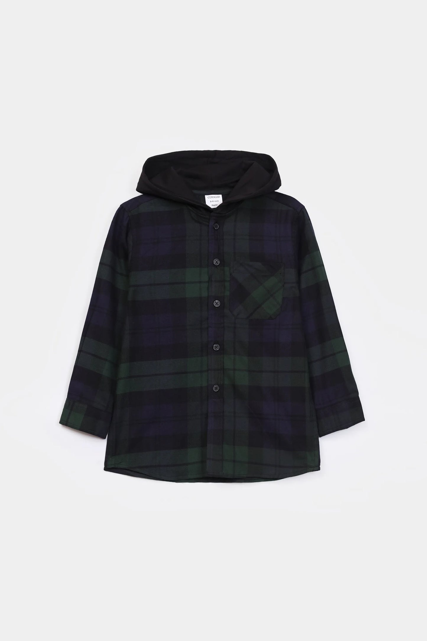 Hooded Casual Shirt - Cougar Clothing