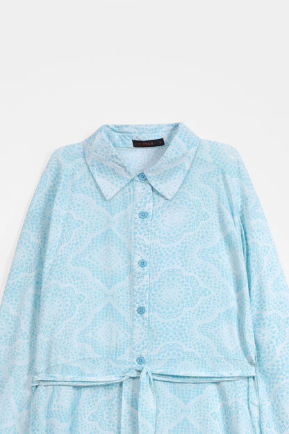 Printed Midi Dress - Cougar Clothing