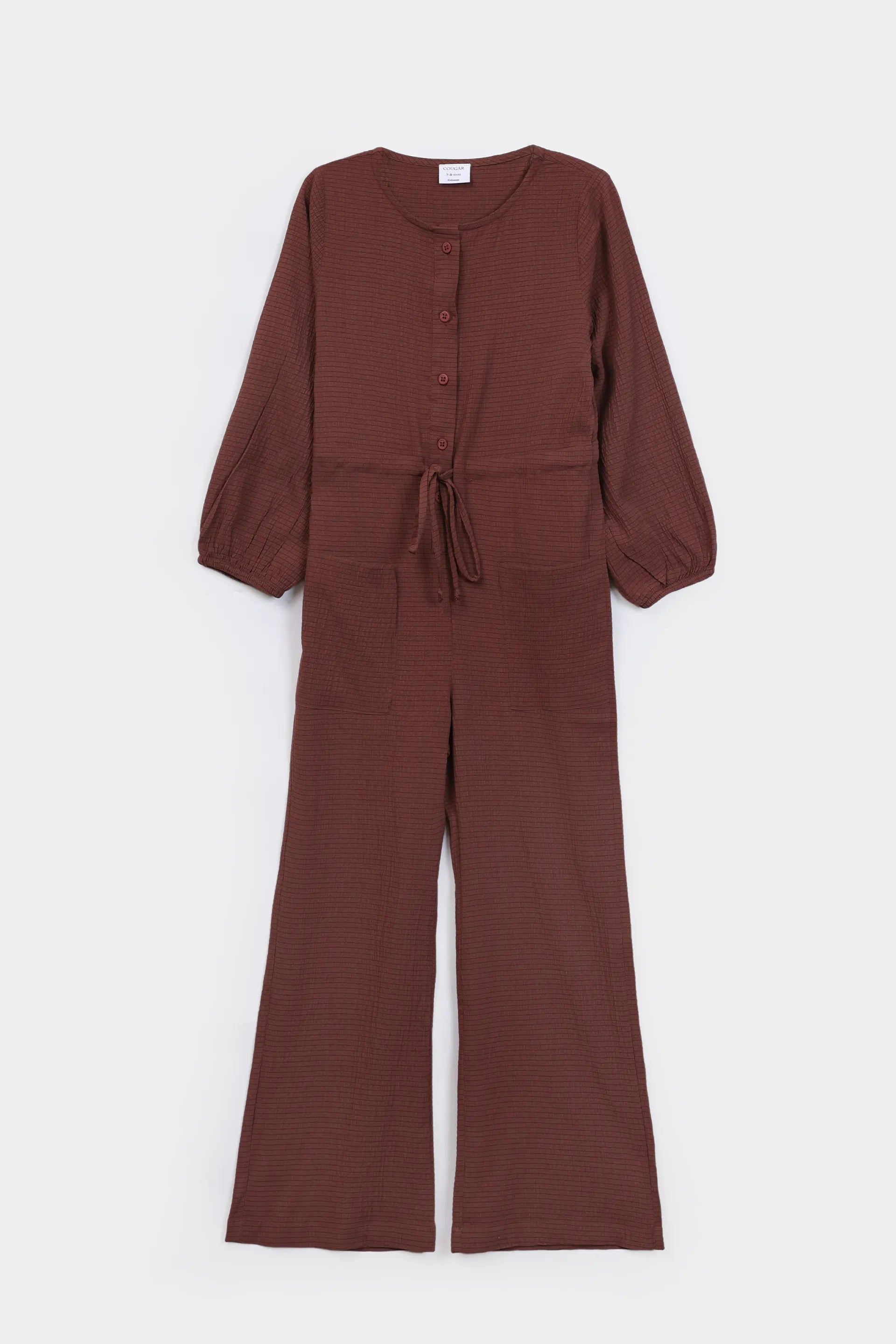 Textured Jumpsuit - Cougar Clothing