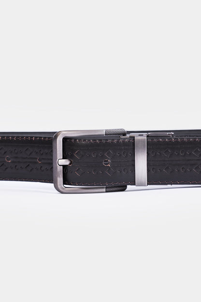 Textured Pattern Double Sided Belt - Cougar Clothing