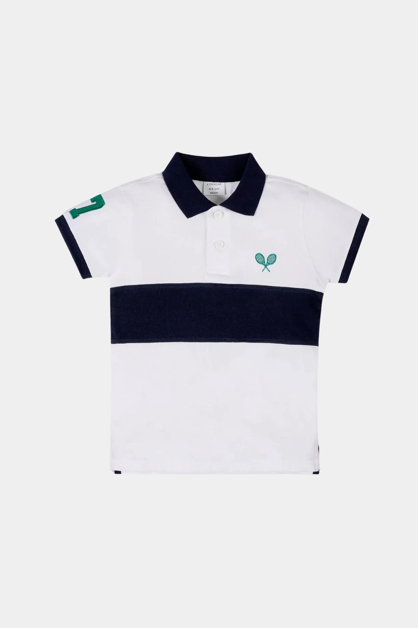 Contrast Paneled Polo - Cougar Clothing