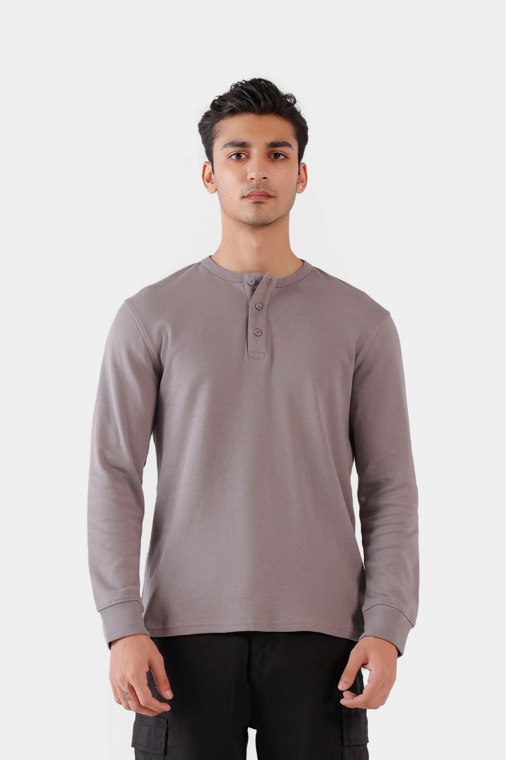 Basic Henley T-Shirt - Cougar Clothing