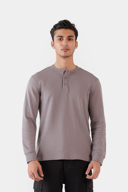 Basic Henley T-Shirt - Cougar Clothing