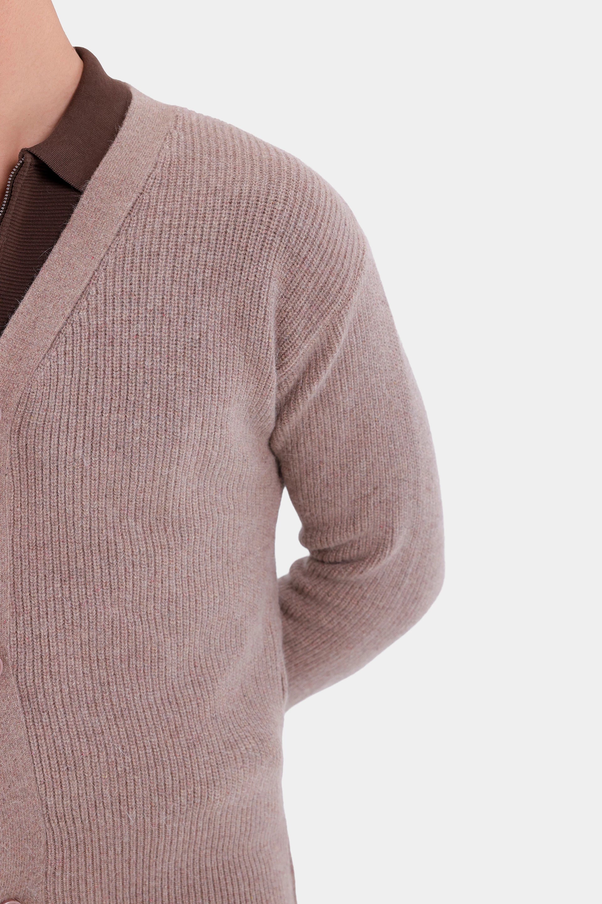 V-Neck Button-Front Cardigan - Cougar Clothing