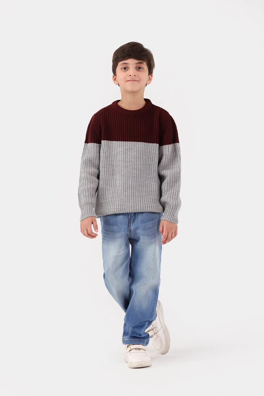 Purl Knit Sweater - Cougar Clothing