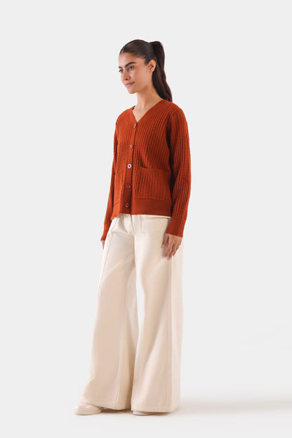 Textured Knit Cardigan