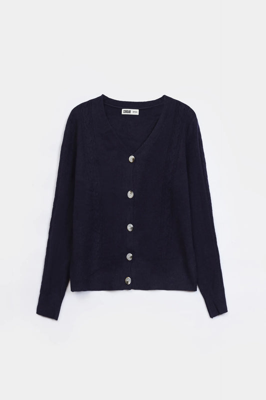 V-Neck Cardigan - Cougar Clothing