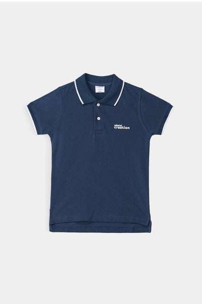 Text Print Polo - Cougar Clothing