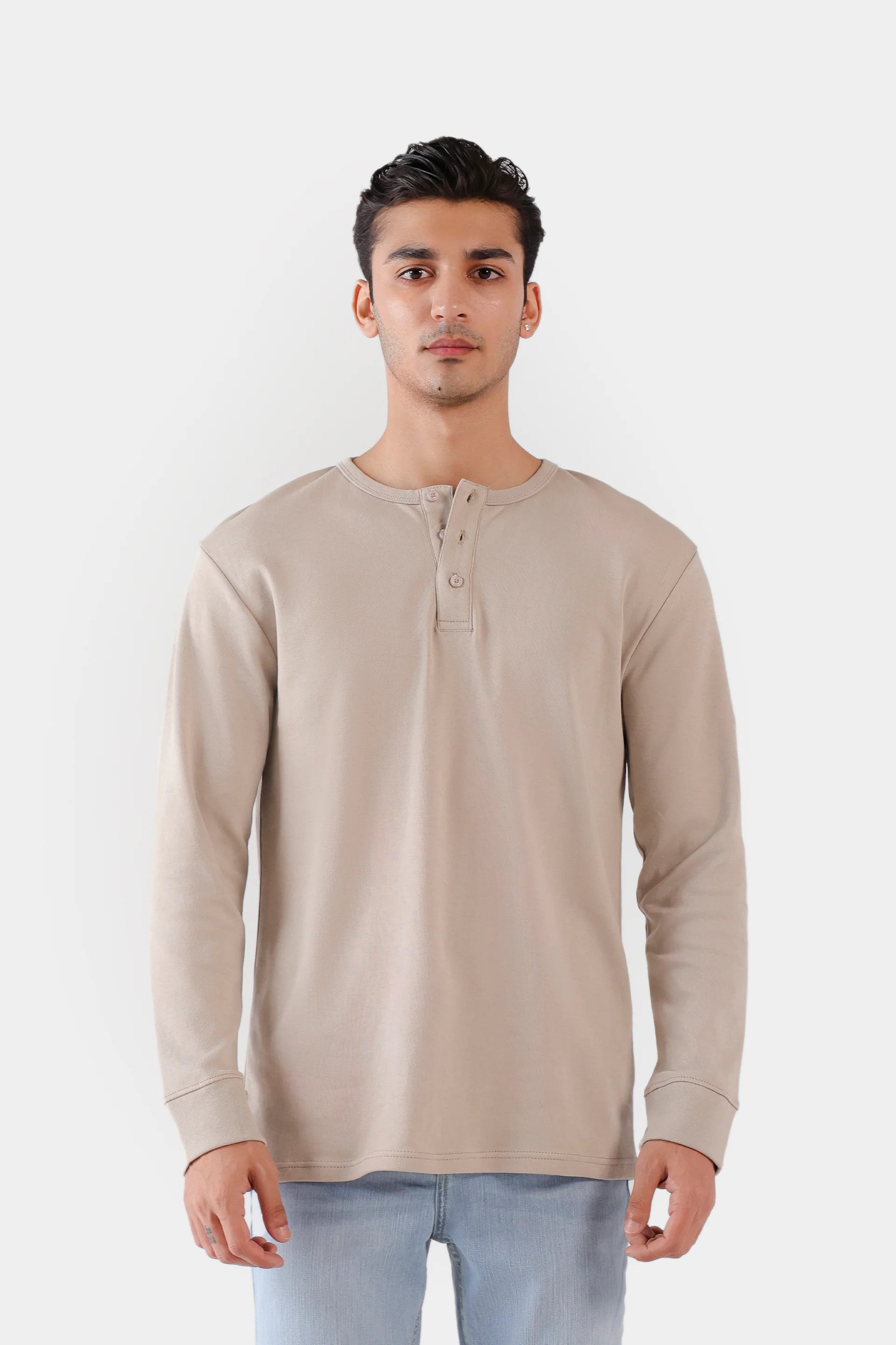 Basic Henley T-Shirt - Cougar Clothing