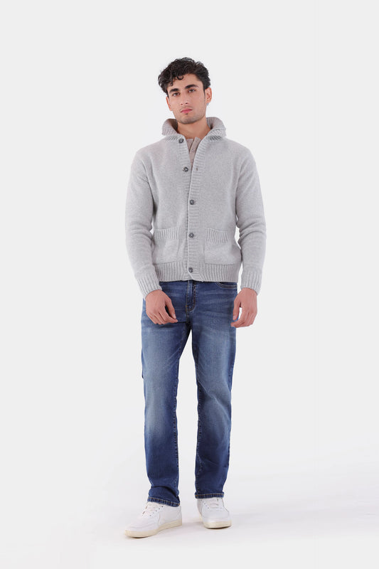 Button-Front Cardigan - Cougar Clothing