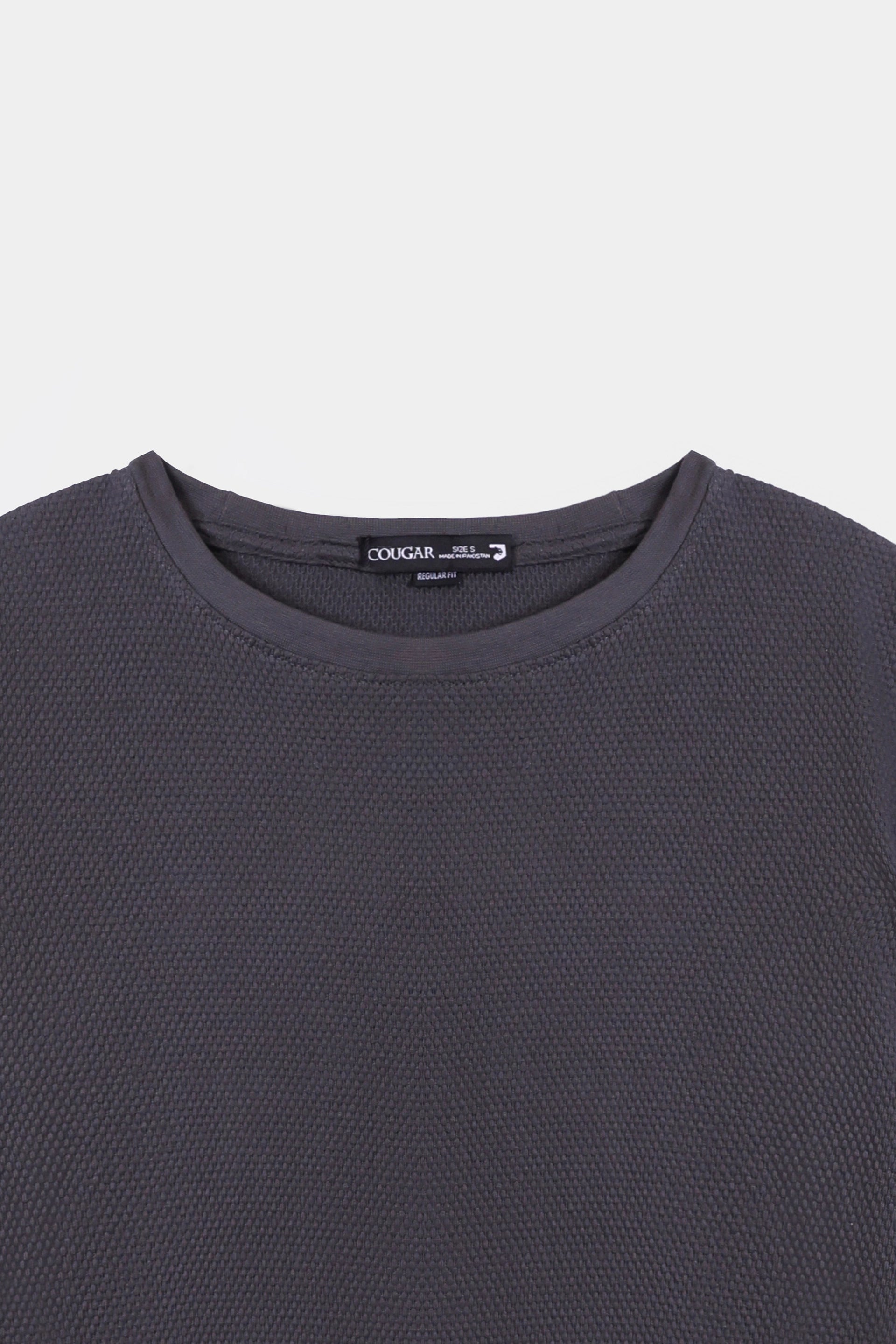 Popcorn Knit T-Shirt - Cougar Clothing