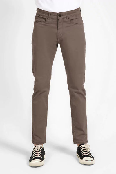 Light Brown 5-Pocket Slim Fit Pants