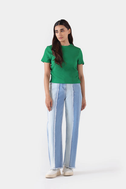 Textured Stretchy Top - Cougar Clothing