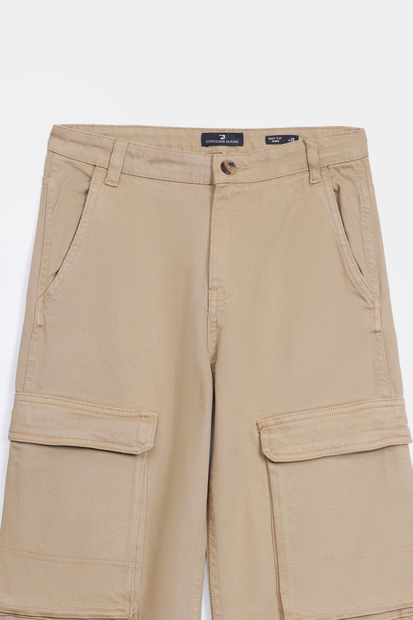 Multi Cargo Boot-Cut Jeans - Cougar Clothing