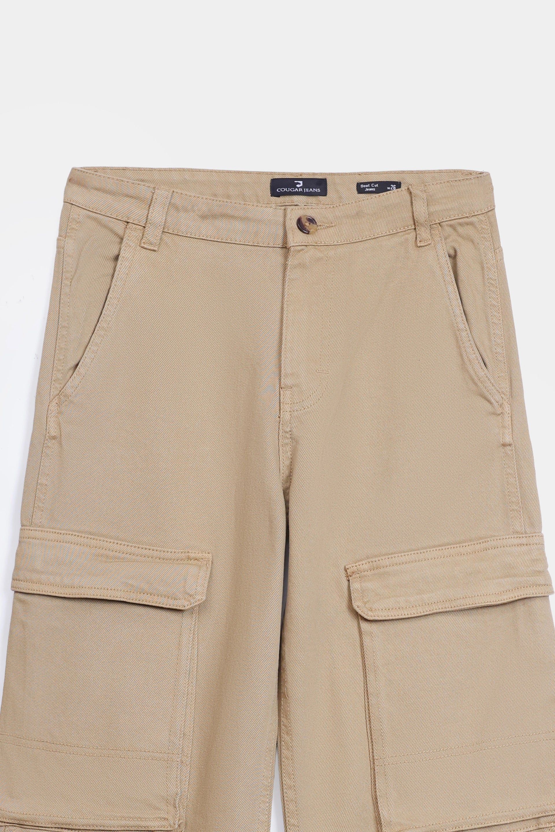 Multi Cargo Boot-Cut Jeans - Cougar Clothing