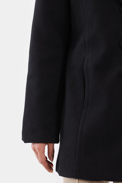 Single Breasted Mid-Length Coat - Cougar Clothing