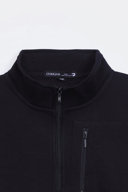 Quarter-Zip Panel Sweatshirt