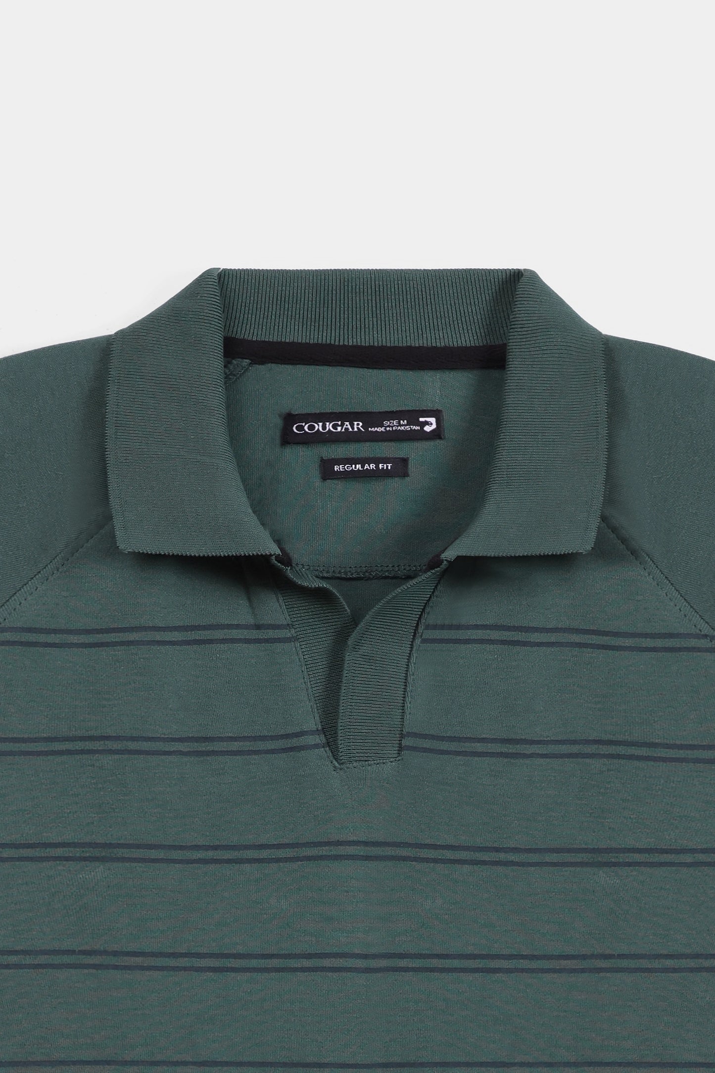 Raglan Striper Polo - Cougar Clothing