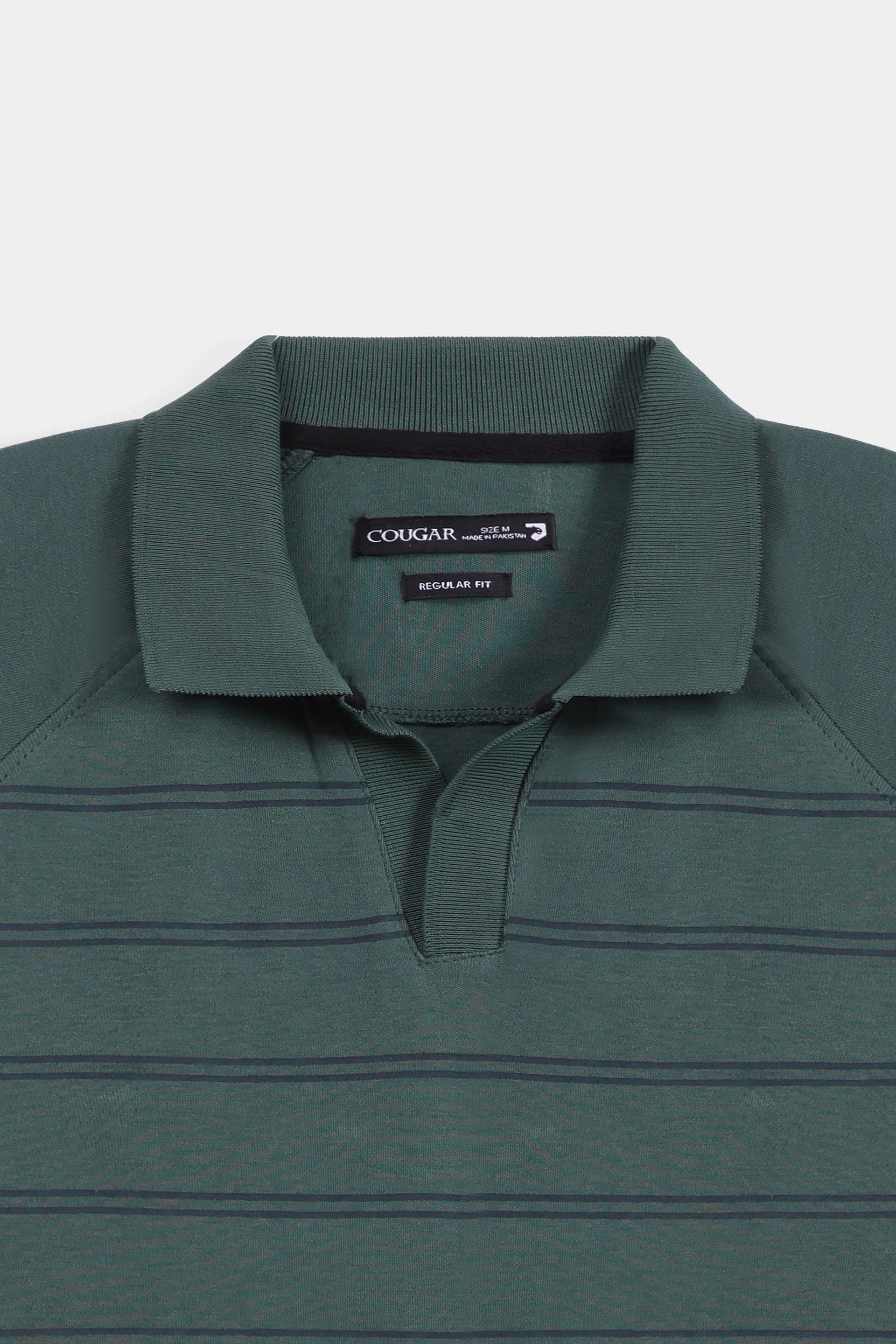 Raglan Striper Polo - Cougar Clothing