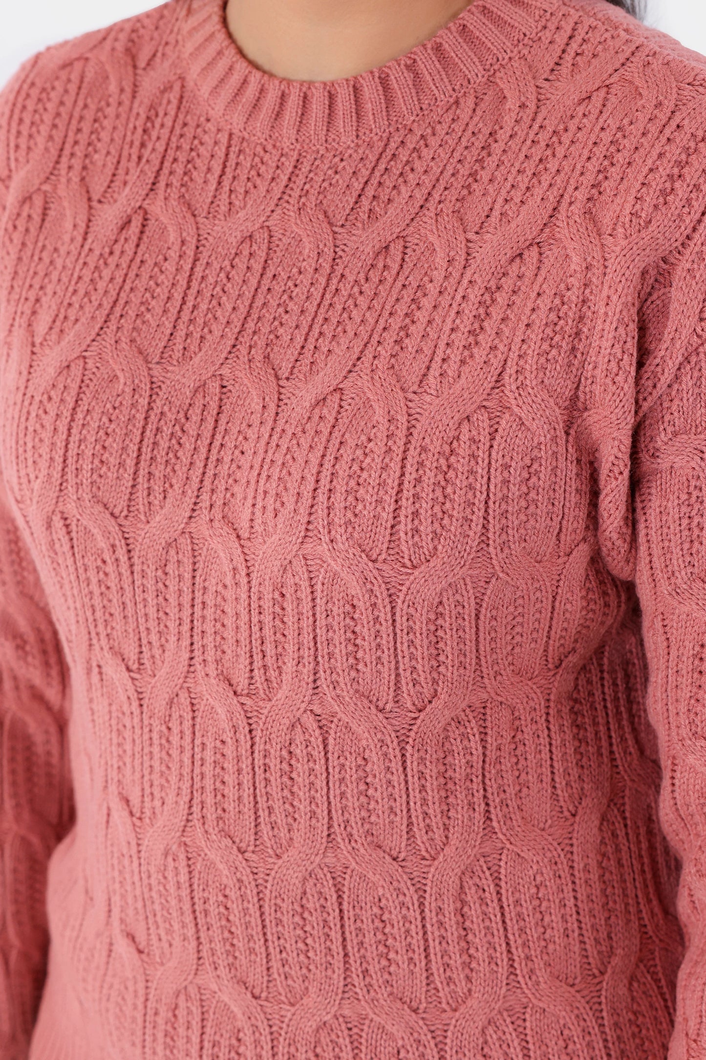 Cable Knit Sweater - Cougar Clothing