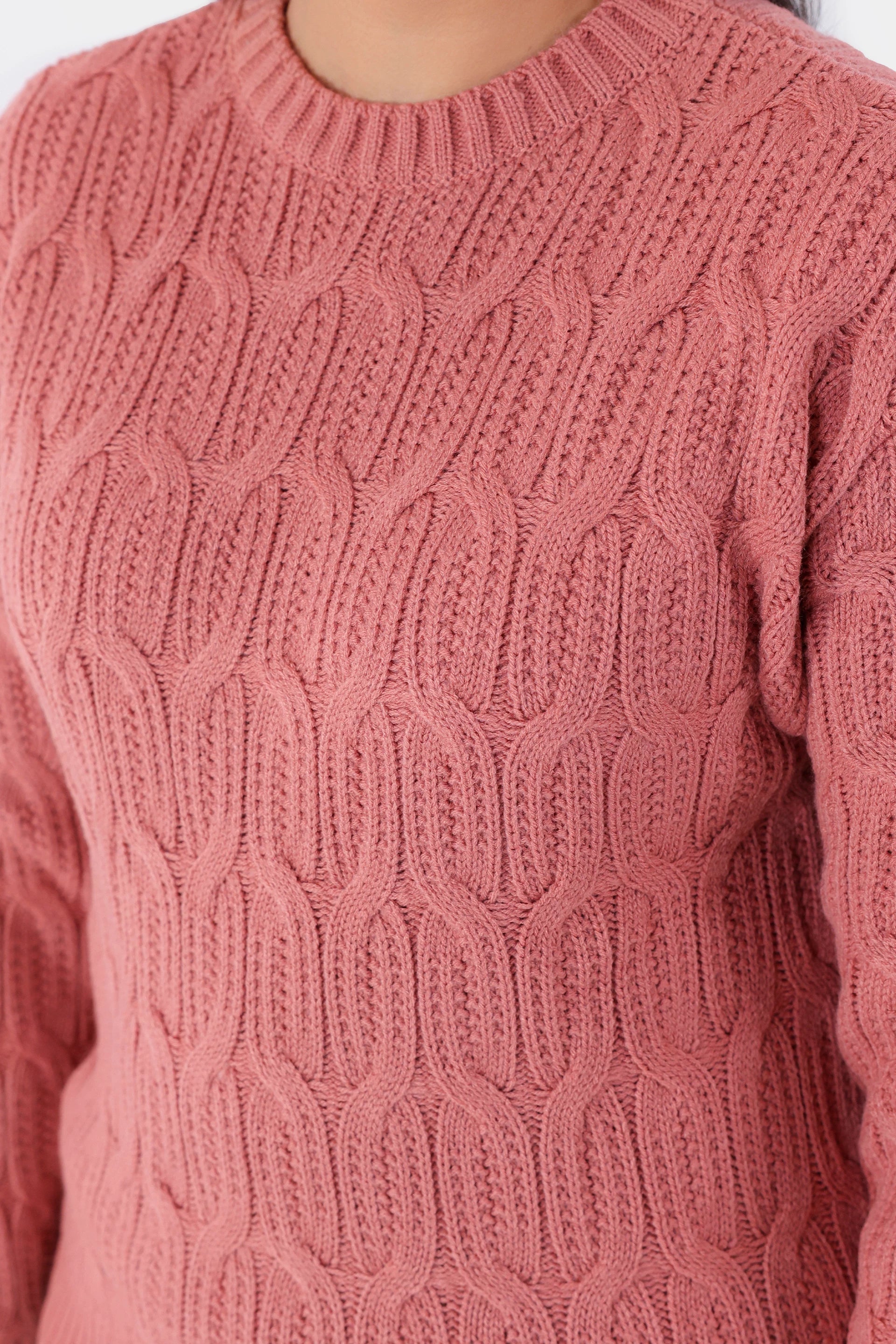 Cable Knit Sweater - Cougar Clothing