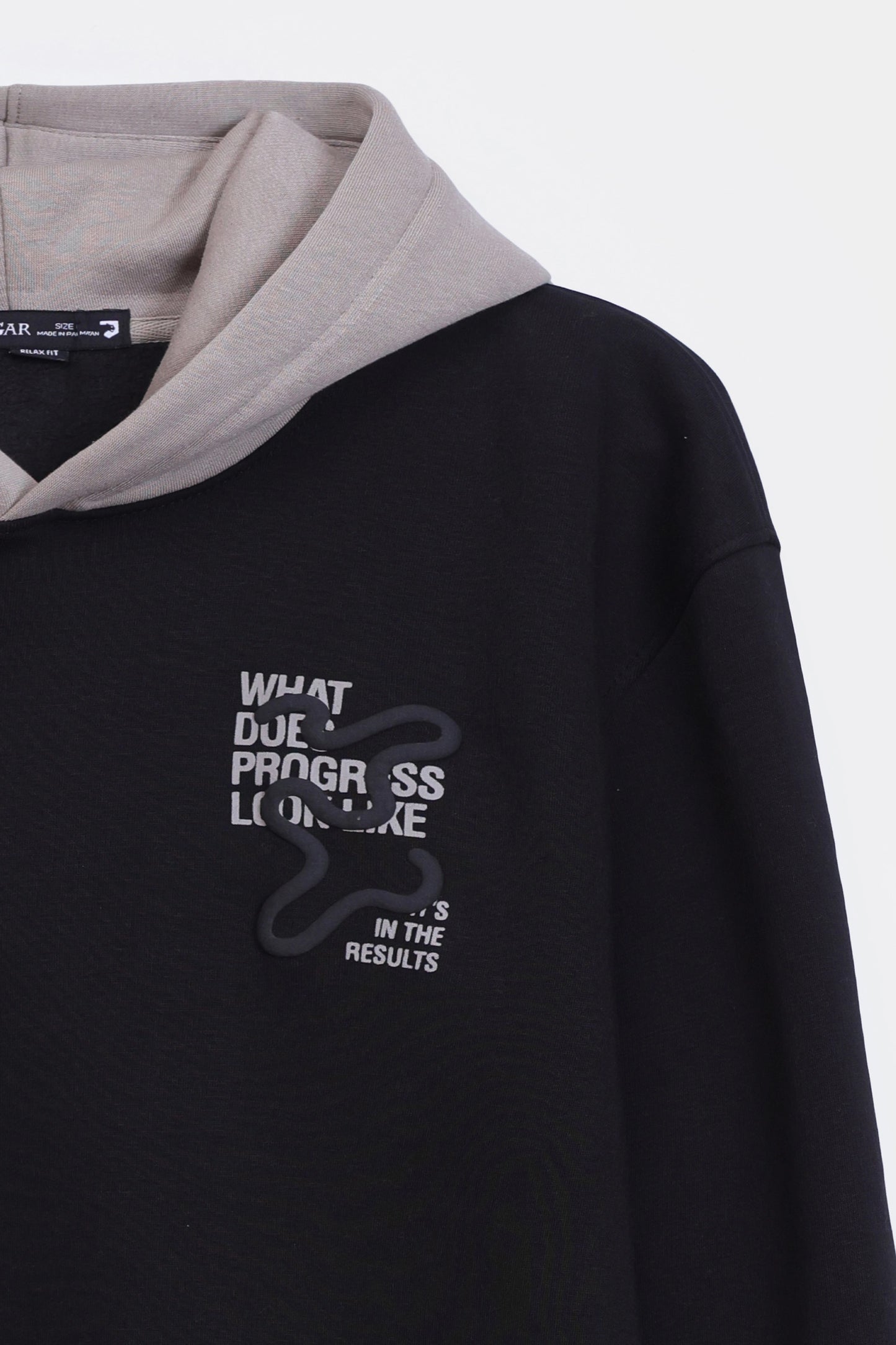 Contrast Hood Fleece Hoodie