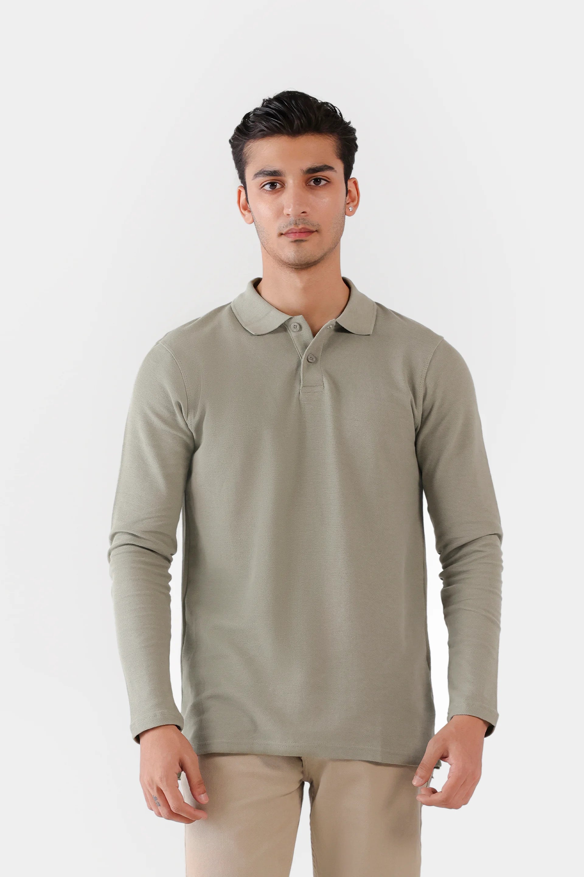 Honeycomb Knit Polo - Cougar Clothing