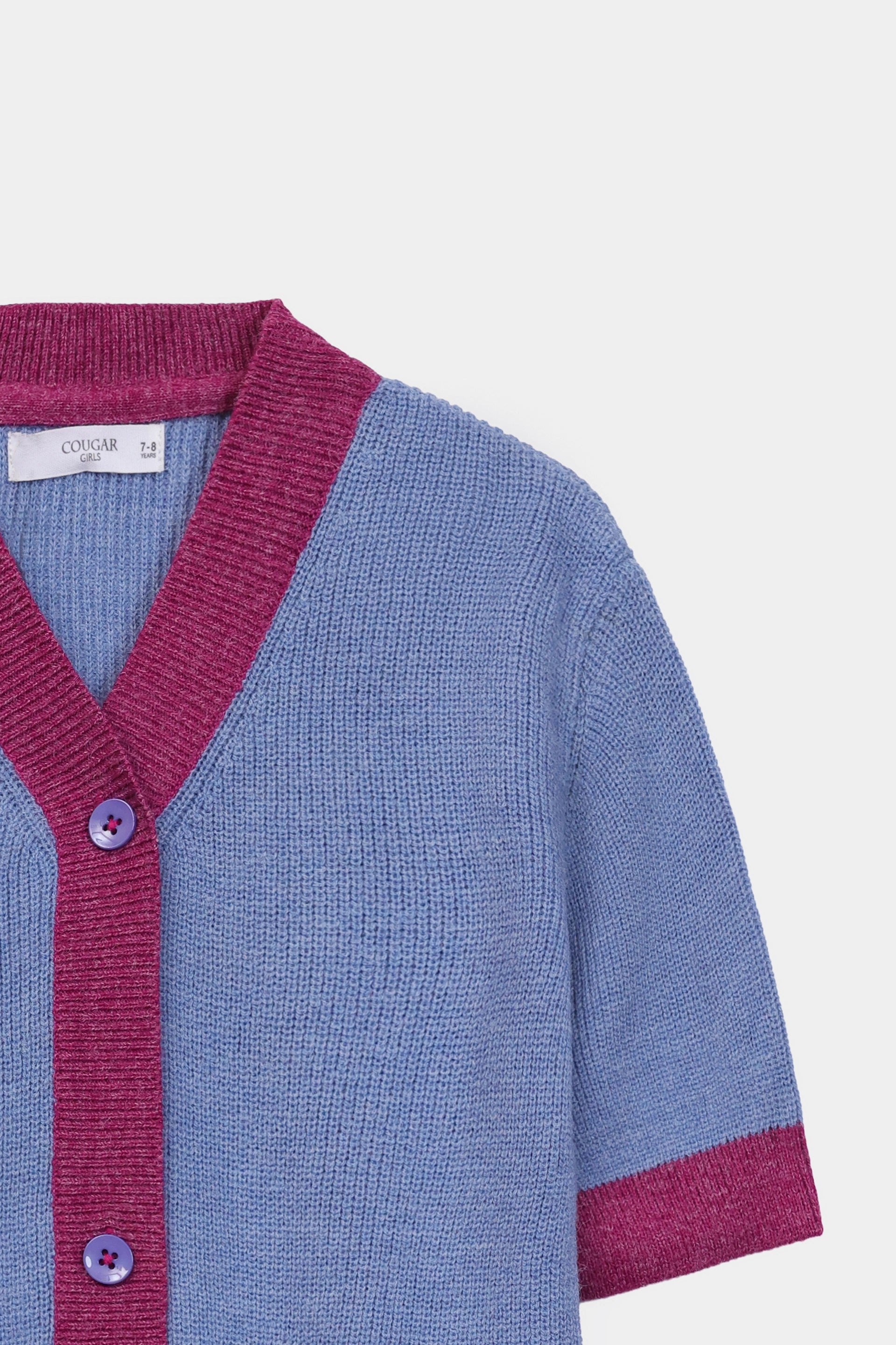 Contrast Trimmed Cardigan - Cougar Clothing