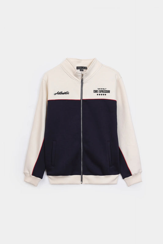 Relaxed Color Block Jacket - Cougar Clothing