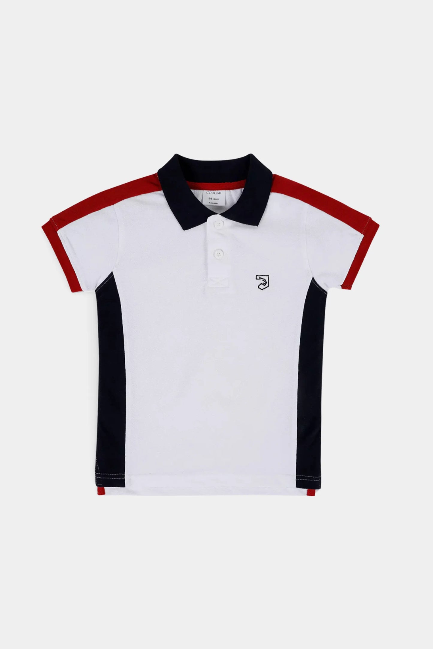 Contrast Paneled Polo - Cougar Clothing